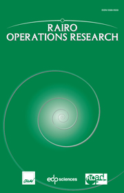 RAIRO - Operations Research